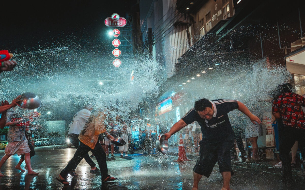 Songkran, the Buddhist celebration turned country-wide water fight