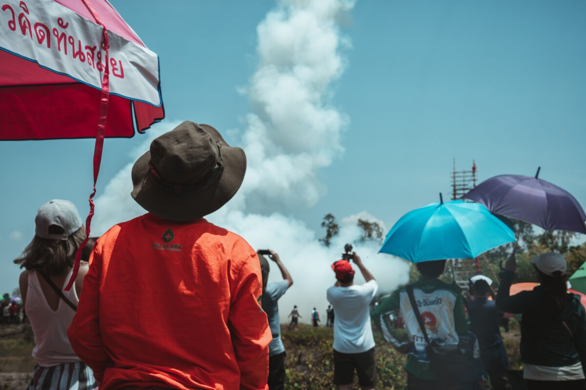Bun Bang Fai, the home-made rocket festival